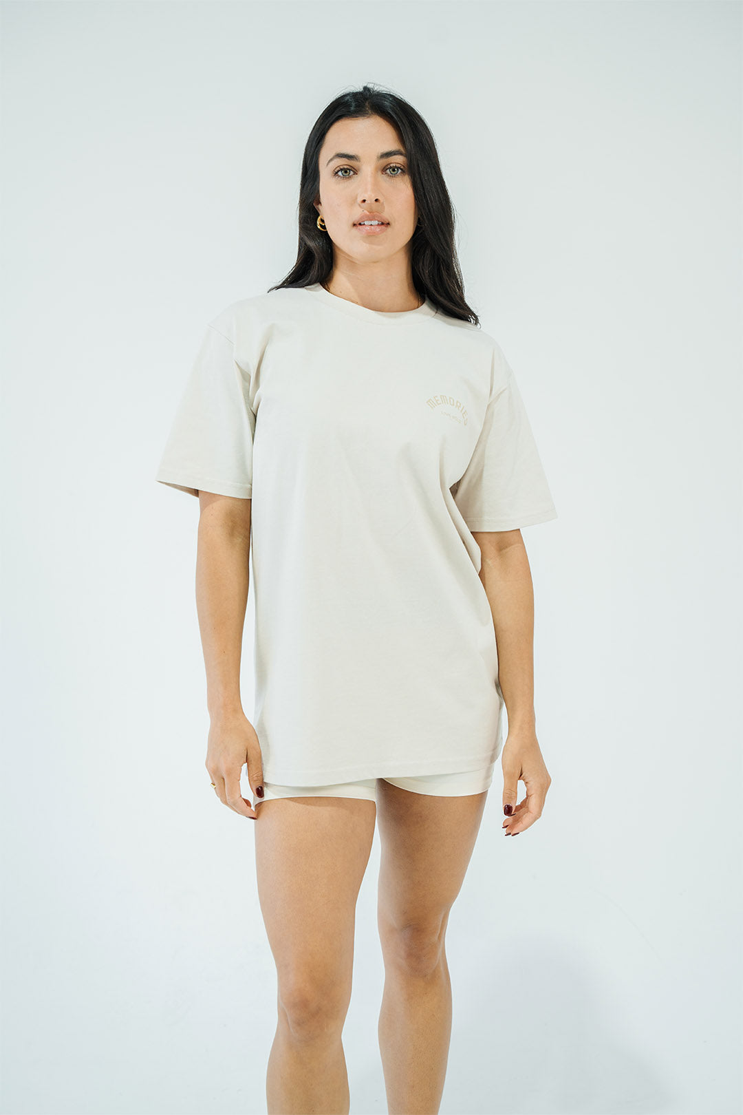 ARCH TEE IN BONE