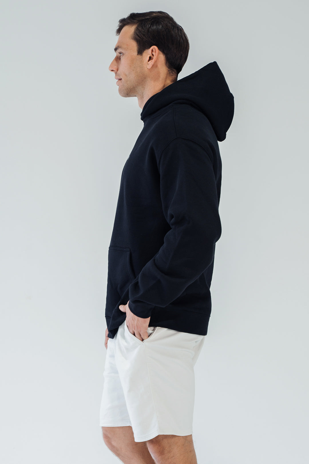 ICONIC HOODIE IN BLACK