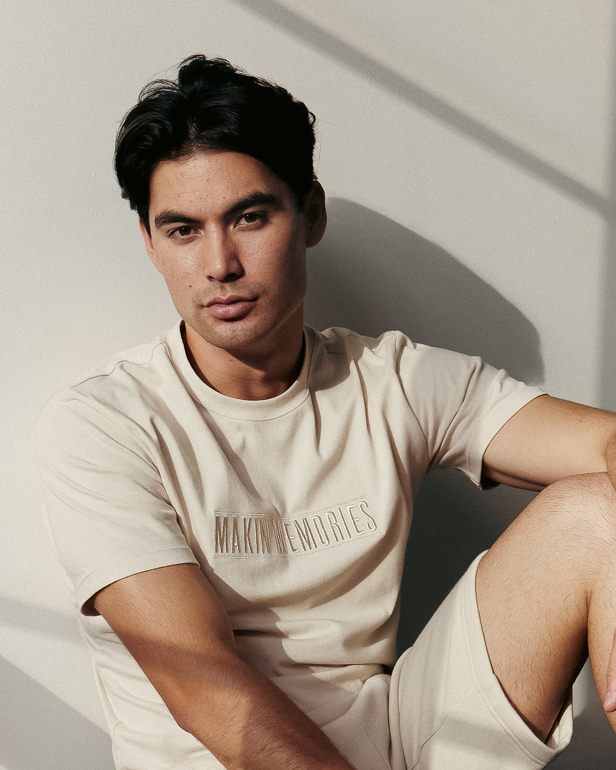 FEAT TEE IN CREAM HEAVYWEIGHT