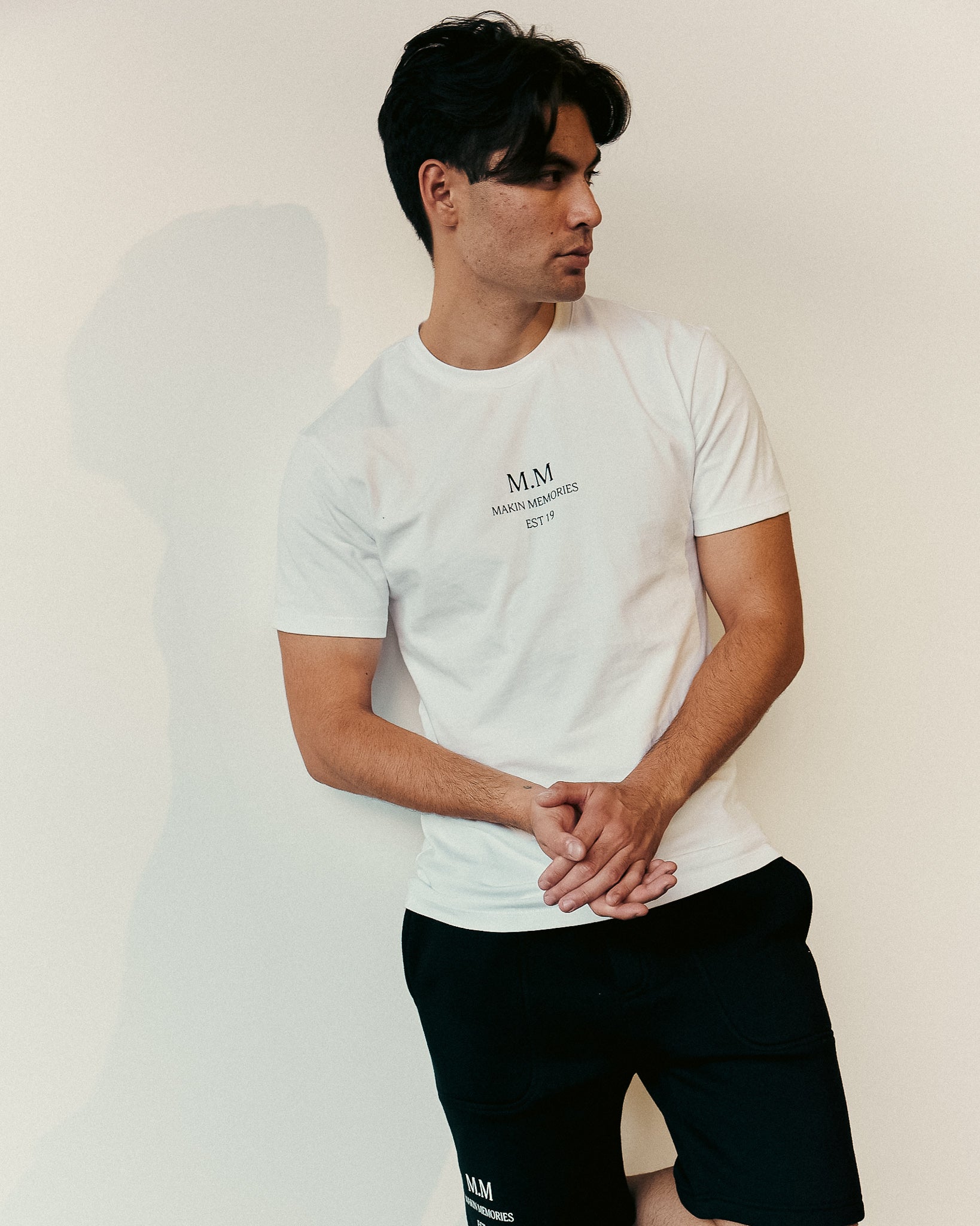 BASE TEE IN WHITE